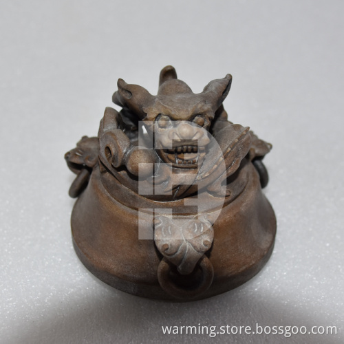 Incense burner tripod of art collection exhibition